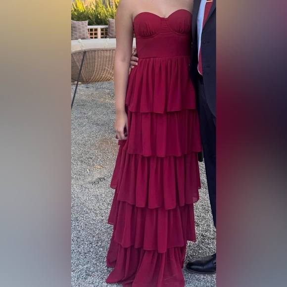 Red dress size S - Picture 2 of 2